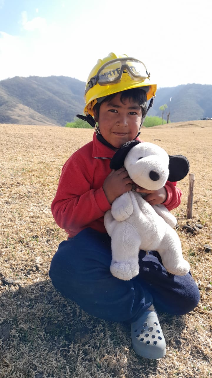 Bomberos Voluntarios de Raco en operativo